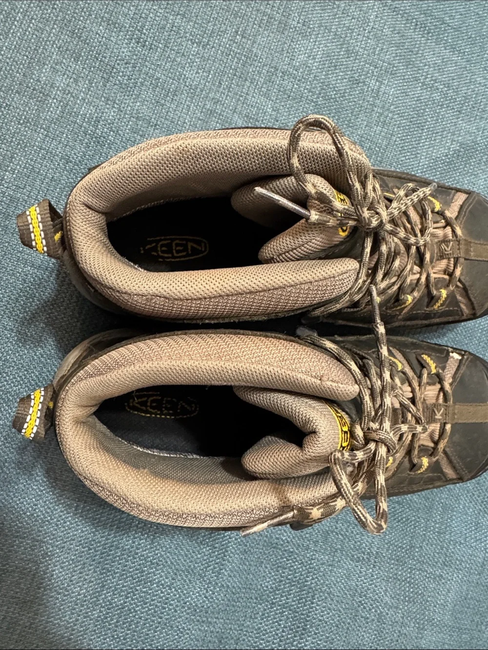 KEEN Targhee II Mid Waterproof Hiking Boots Men's Size 10 Canteen/Olive 1002375
